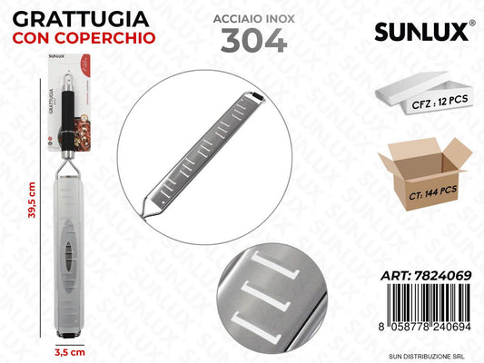 Grattugia in Acciaio 304 c/ Cop. 3.5*39.5CM