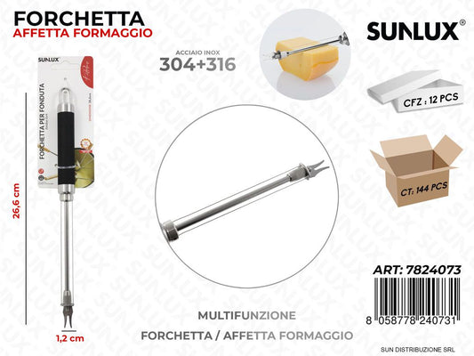 Forchetta Affetta Formaggio Acciaio 304*316 1.2*26.6CM