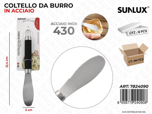 Coltello da Burro in Acciaio 430 3*21.4CM