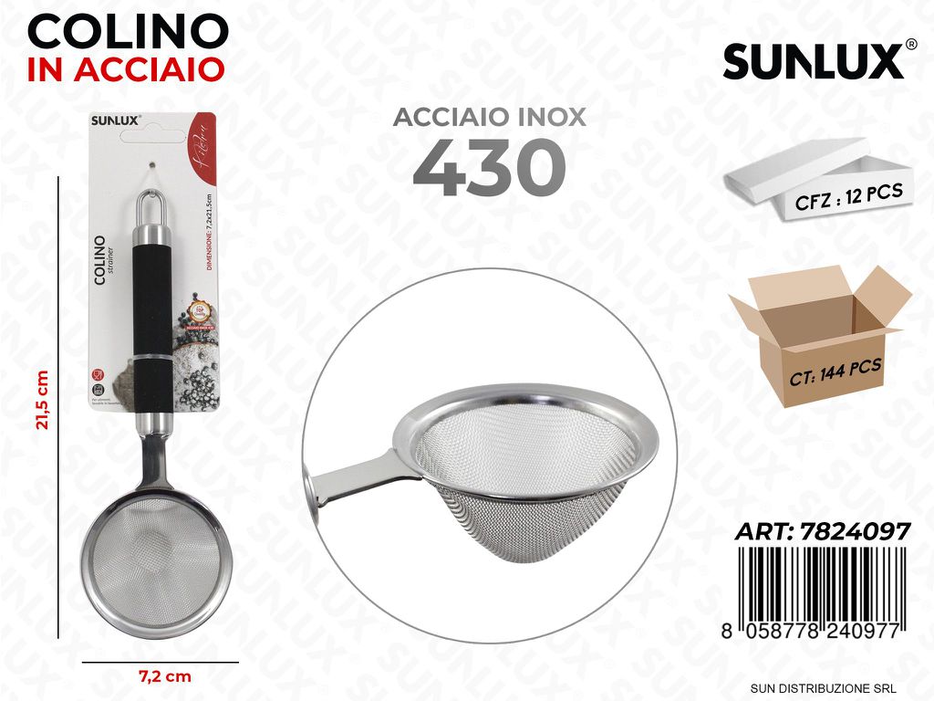 Colino in Acciaio 430 7.2*21.5CM