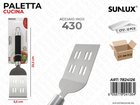 Paletta Cucina in Acciaio 430 5.5*22.3CM