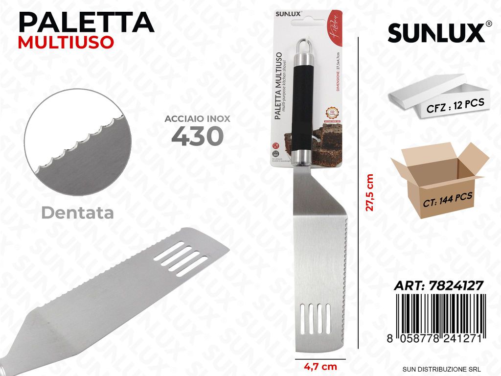 Paletta Multiuso in Acciaio 430 4.7*27.5CM