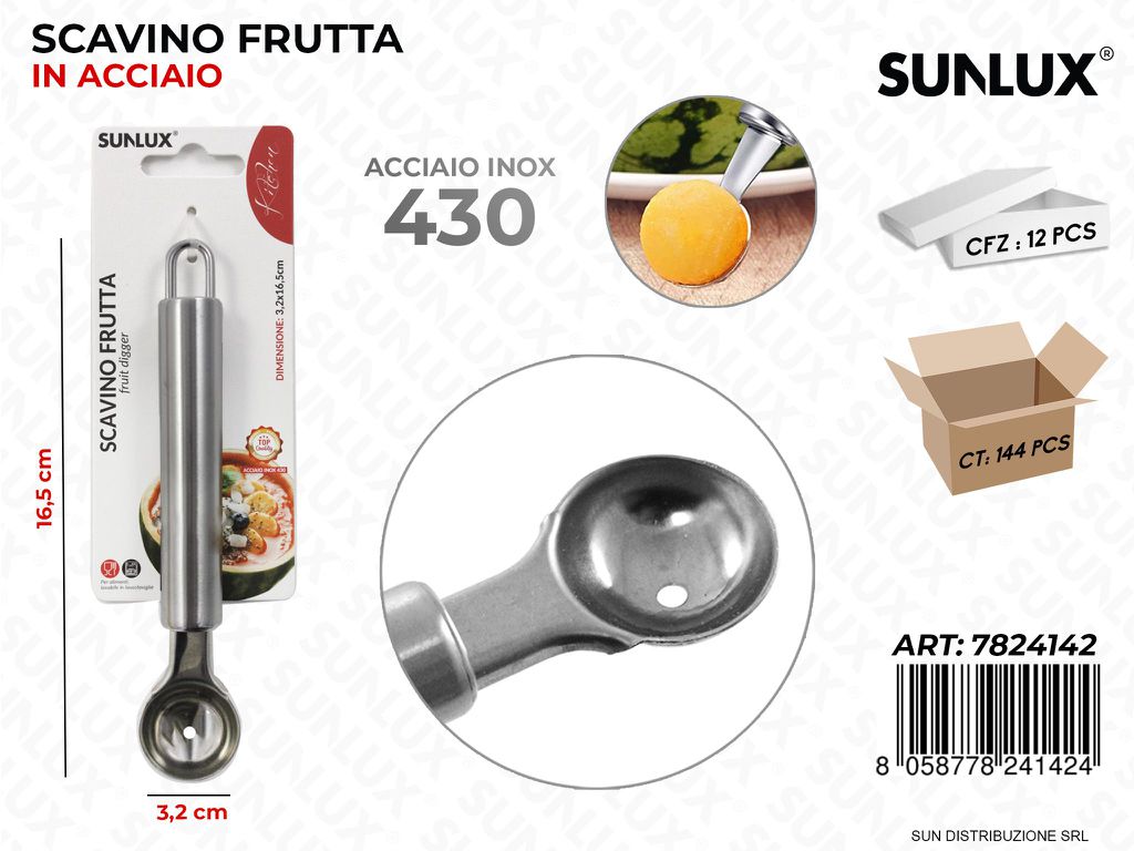 Scavino Frutta in Acciaio 430 3.2*16.5CM
