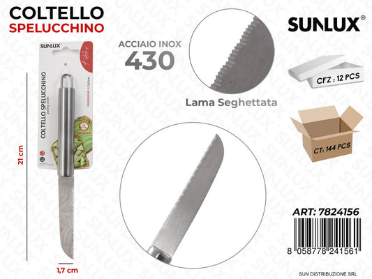 Coltello Spelucchino Acciaio 430 1.7*21CM