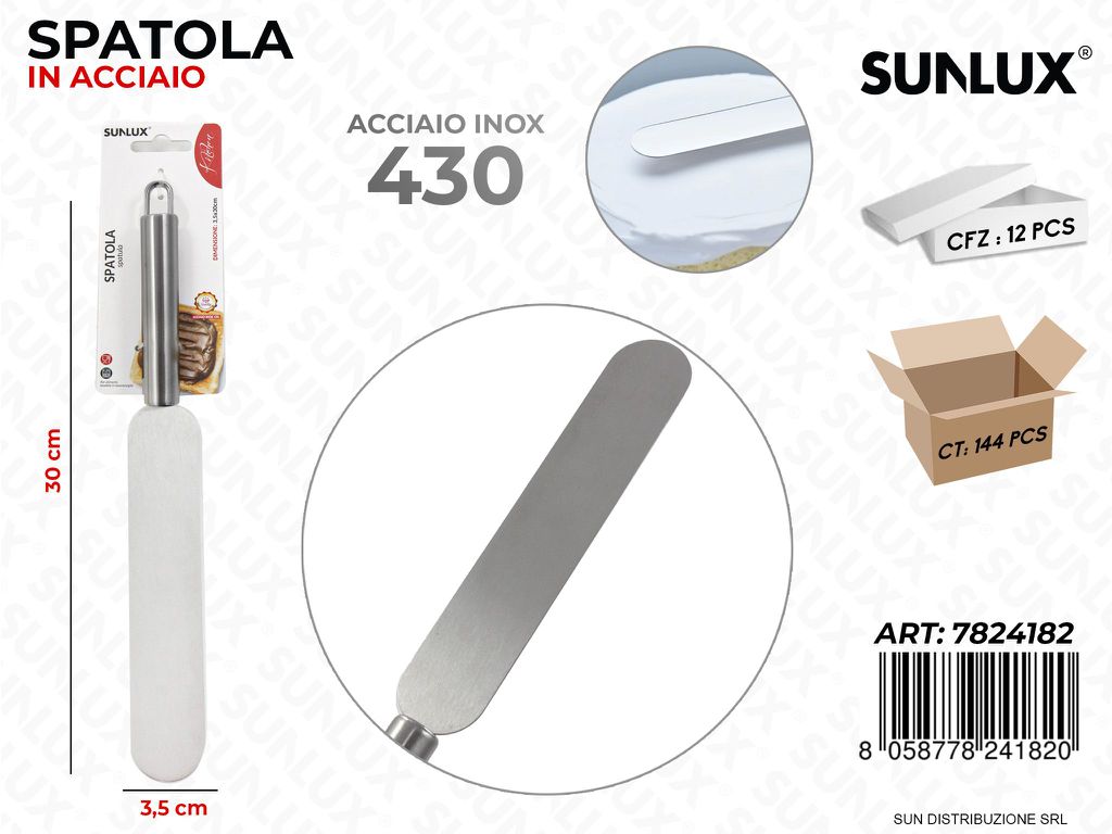 Spatola in Acciaio 430 3.5*30CM