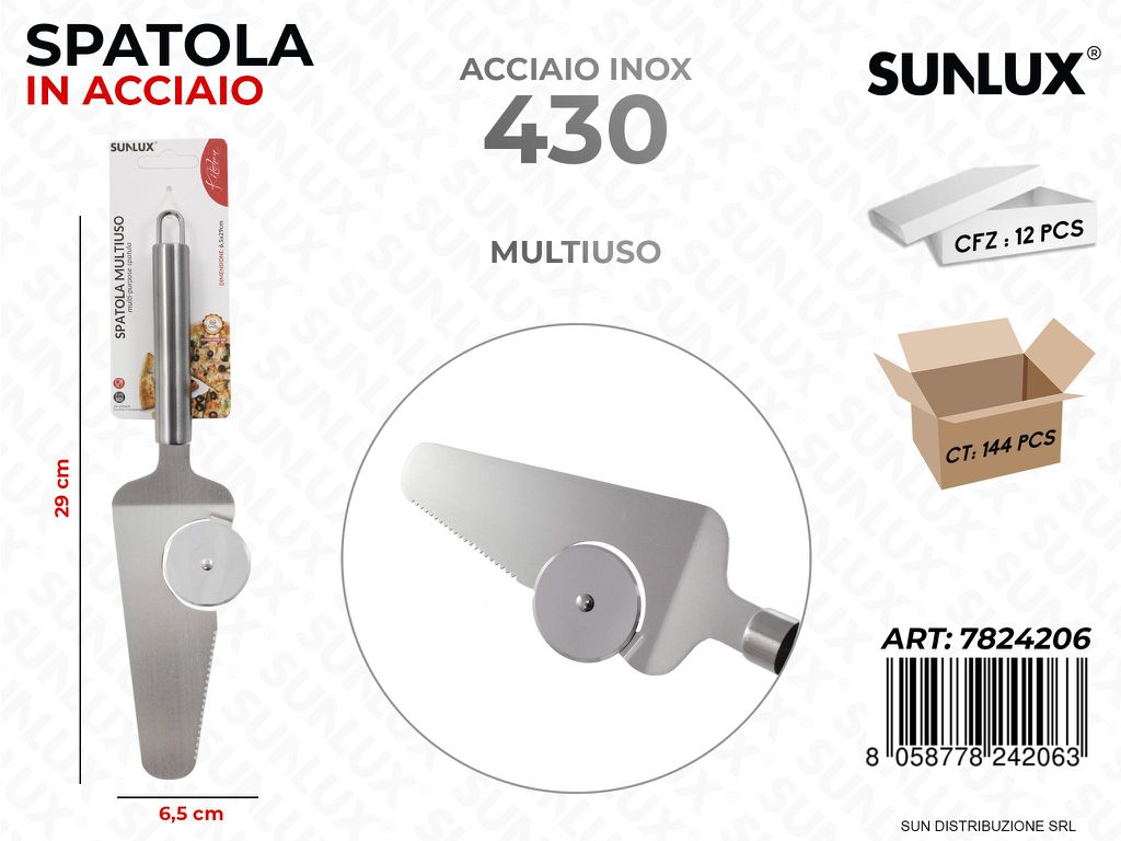 Spatola Multiuso in Acciaio 430 6.5*29CM