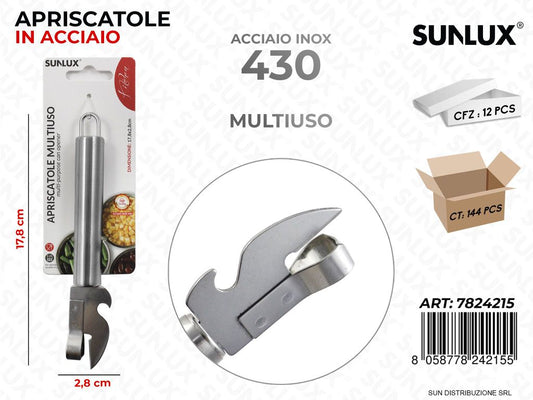 Apriscatole Multiuso in Acciaio 430 2.8*17.8CM