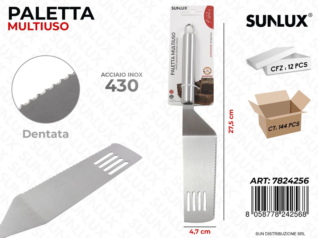 Paletta Multiuso in Acciaio 430 4.7*27.5CM
