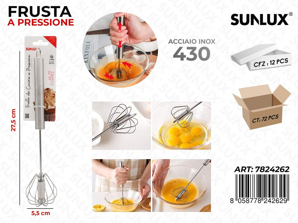 Sunlux Frusta a Pressione in Acc. 430 5.5*27.5CM
