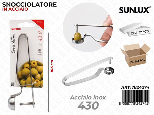Snocciolatore in Acciaio 430 16.5CM