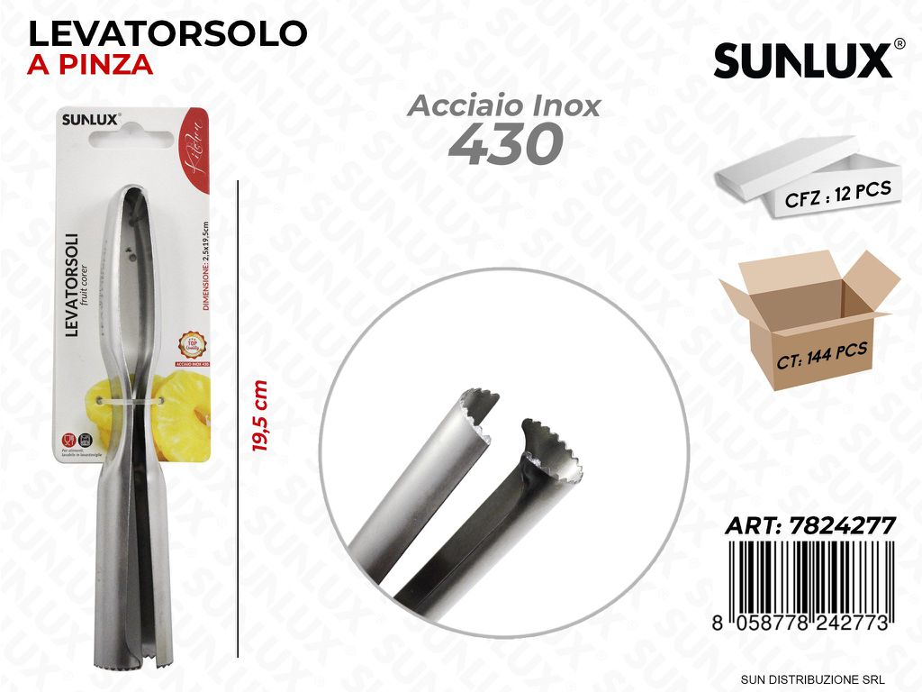 Levatorsoli a Pinza Acciaio 43019.5CM