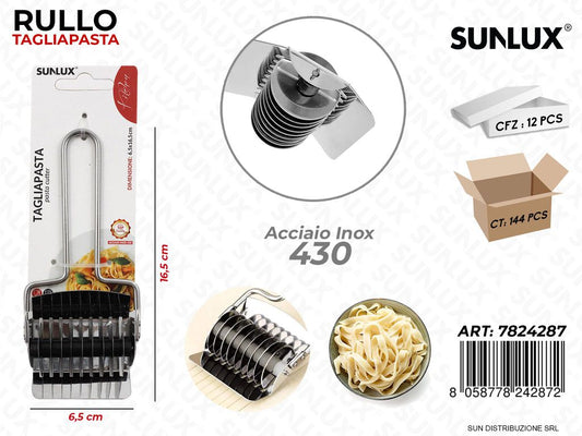 Rullo Taglia Pasta Acciaio 430 6.5*16.5CM