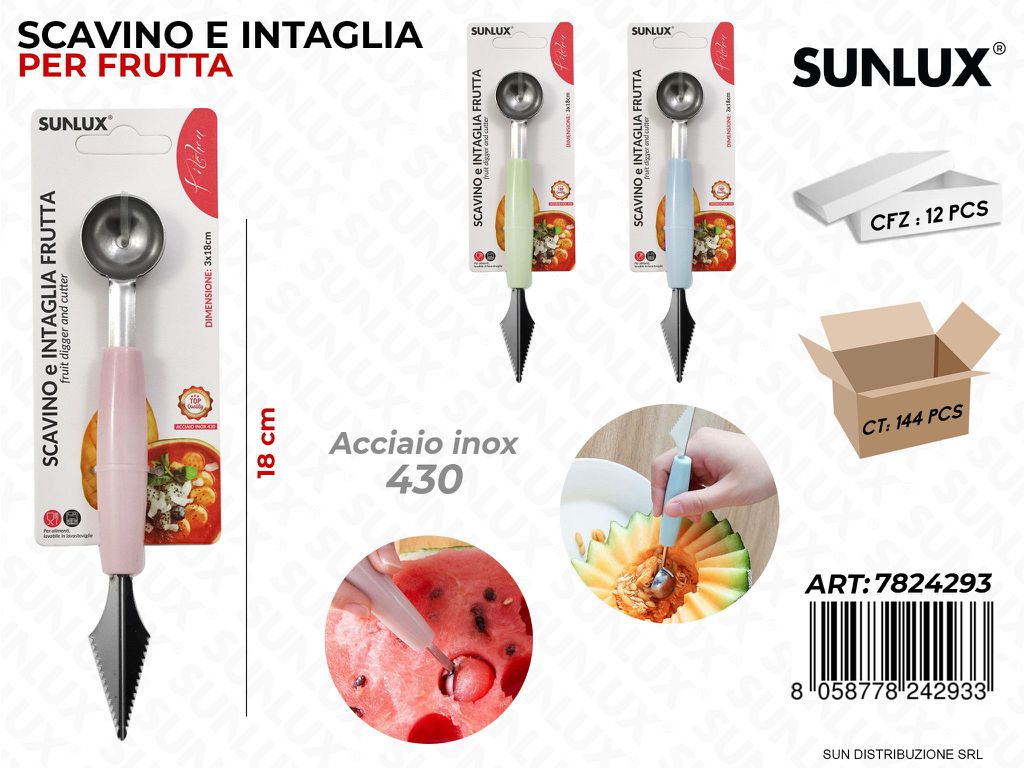 Scavino e Intaglia Acciaio 430 18CM