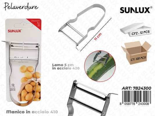 Pelaverdure in Acciaio 410-420 11CM