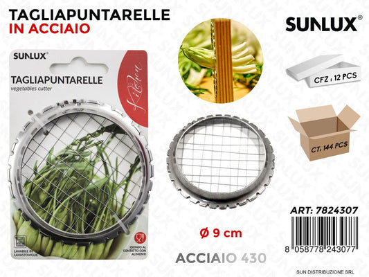 Tagliapuntarelle in Acciaio 430 9CM