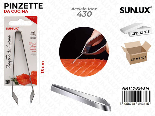 Pinzetta da Cucina Acciaio 430 13CM