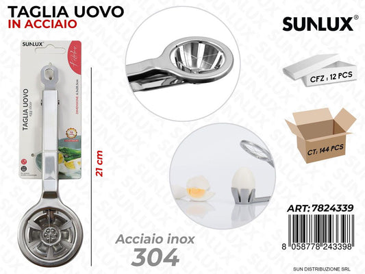 Taglia Uovo in Acciaio 304 21CM