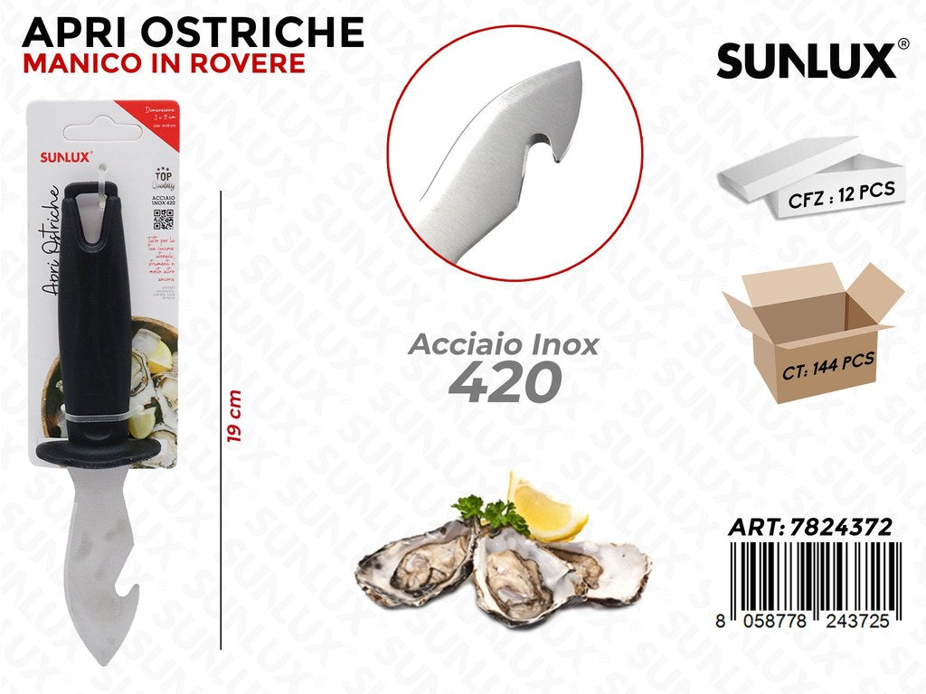Apri Ostriche Acciaio 420 19CM