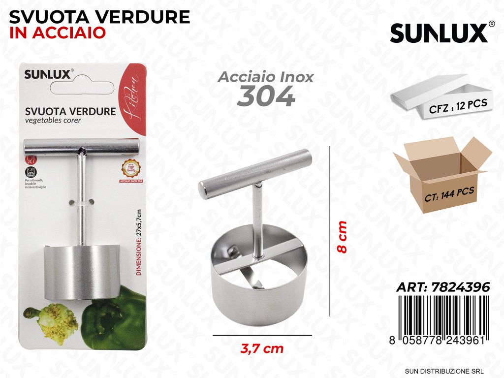 Svuota Verdure in Acciaio 304 3.7*8CM