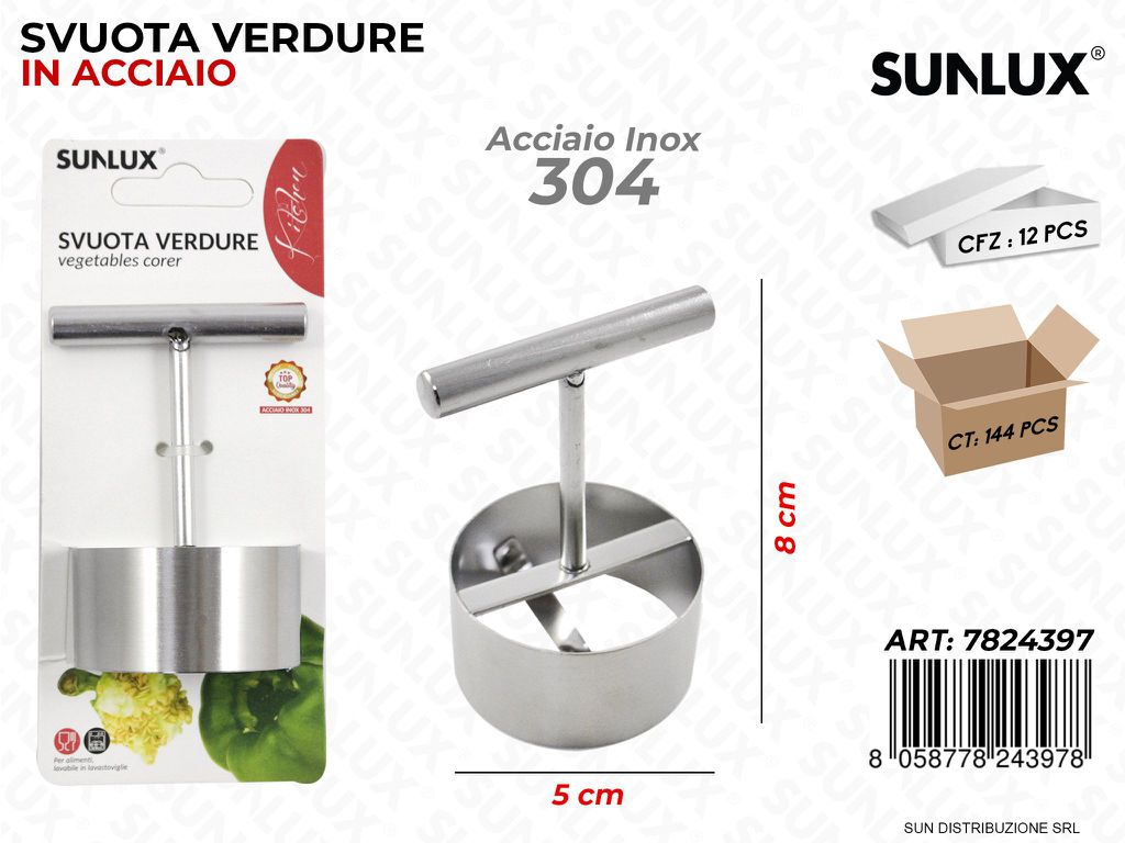 Svuota Verdure in Acciaio 304 5*8CM
