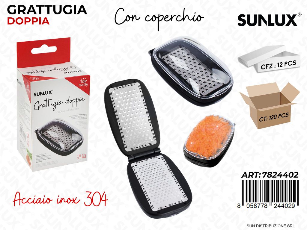 Grattugia Doppia c/ Coperchio ACC.304