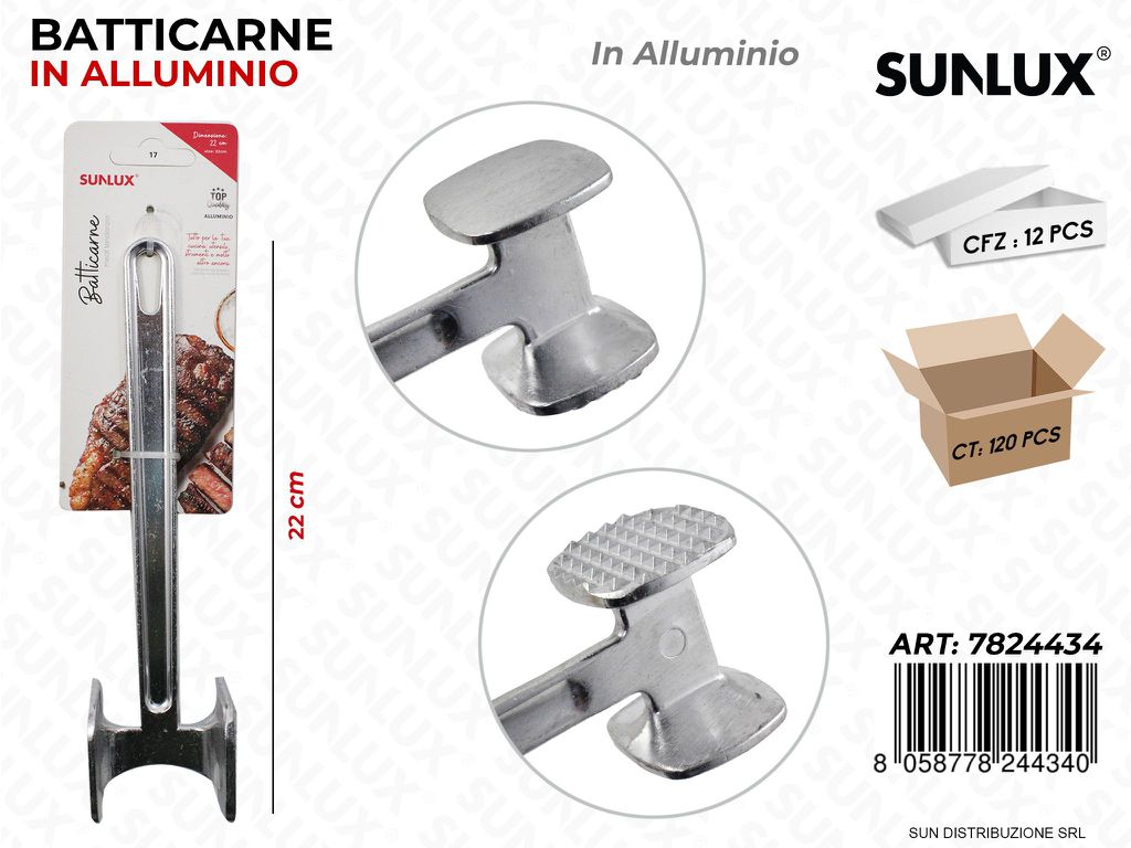 Batticarne in Alluminio 22CM