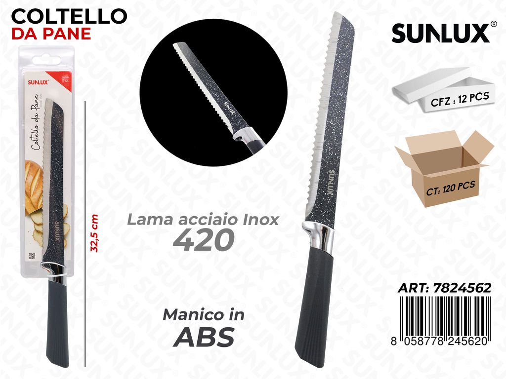 Coltello da Pane Acciaio 420 32.5CM