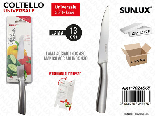 Coltello Uni. Acc. 420-430 Lama 13CM