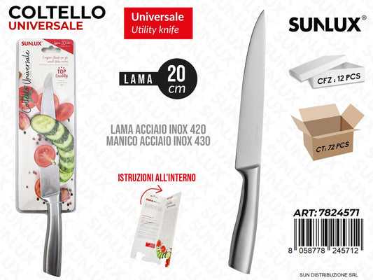 Coltello Univ. Acc. 420-430 Lama 20CM