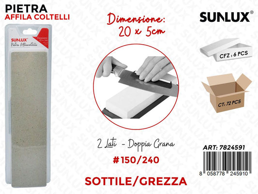 Pietra Pomice Affila Coltelli 20*5CM