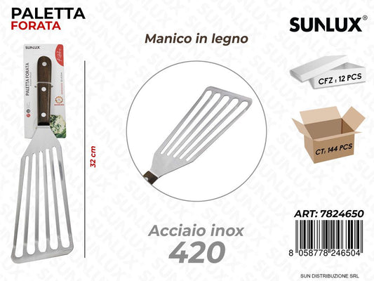 Paletta Forata Acciaio 420 32CM