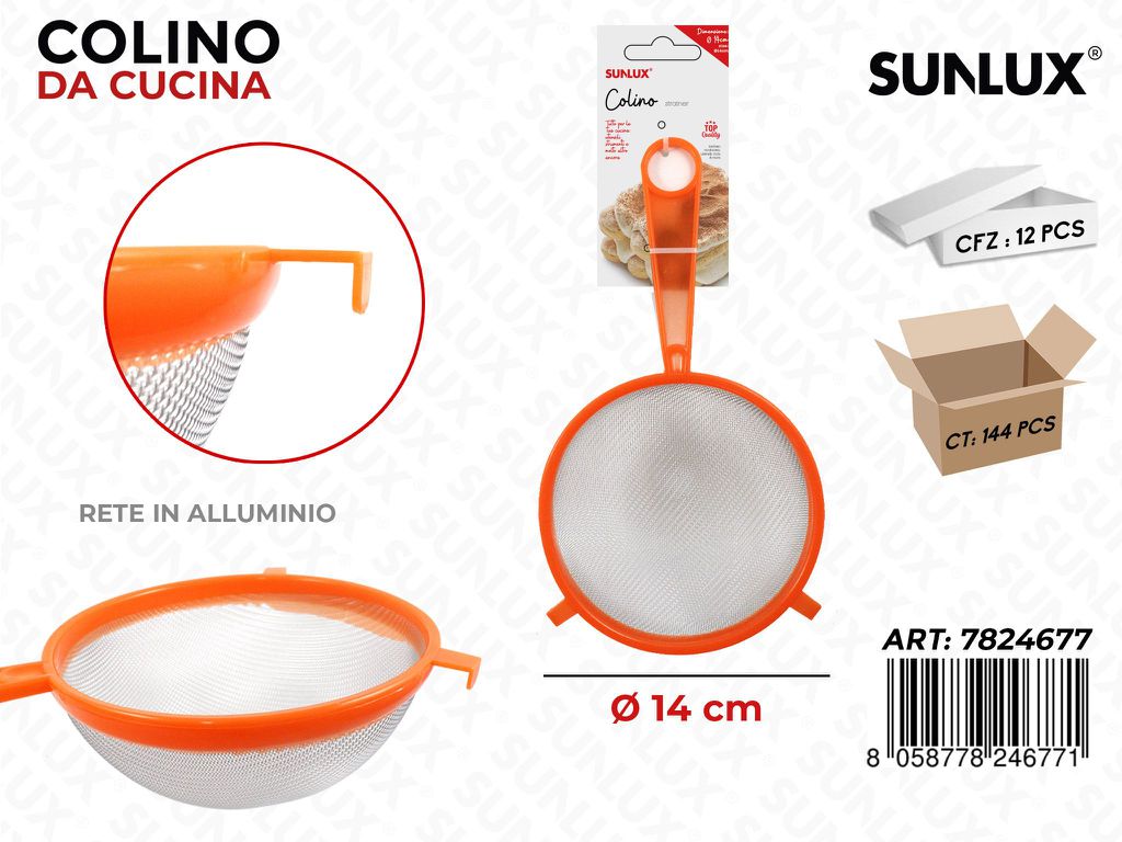 Colino da Cucina Rete in Allum. D. 14CM