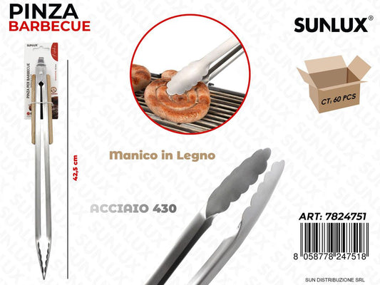 Pinza per Barbecue Acciaio 430 42.5CM