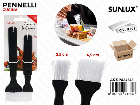 Pennelli da Cucina 2PCS 2.5-4.5 Cm