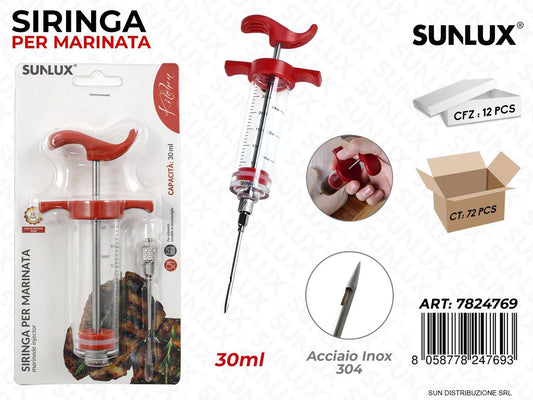 Siringa per Marinata Acciaio 304 30ML
