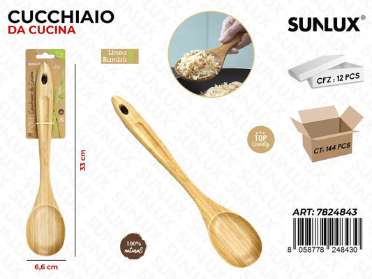 Cucchiaio da Cucina in Bamboo 6.6*33CM