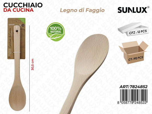 Cucchiaio da Cucina Legno Faggio 30.5CM