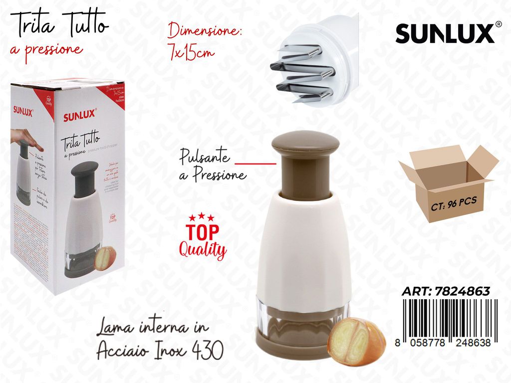 Sunlux Trita Tutto a Pressione Acc. 430 7*15CM