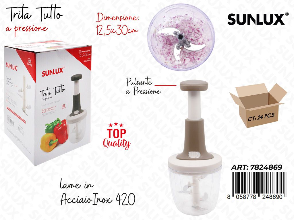 Sunlux Trita Tutto a Pressione Acc. 420 12.5*30CM