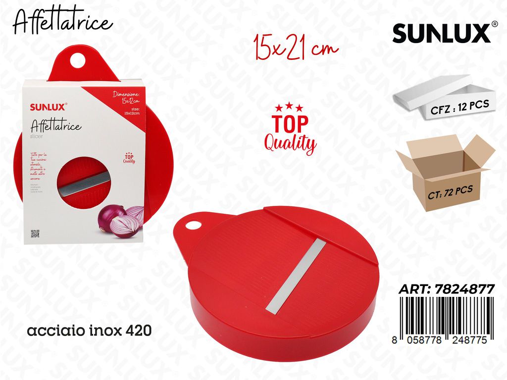 Sunlux Affettatrice c/ Acciaio 420 15*21CM
