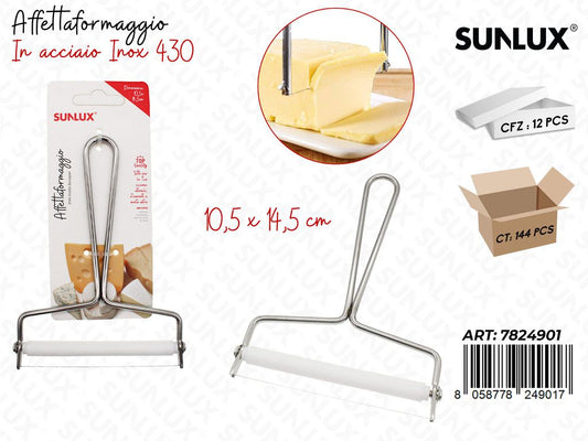 Sunlux Affettaformaggio Acciaio 430 10.5*14.5CM