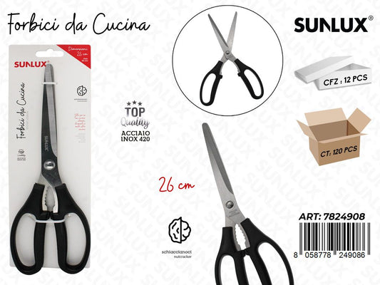 Sunlux Forbici da Cucina Acc. 420 26CM / Pz da 12