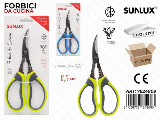 Sunlux Forbici da Cucina Acc. 420 19.5CM / Pz da 12
