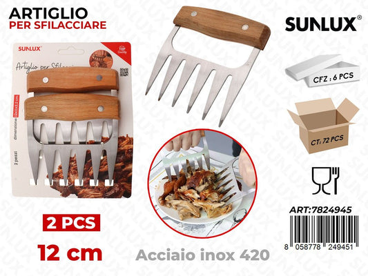 Sunlux Artiglio P Sfilacciare Acc. 420 2PCS 12CM