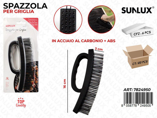 Spazzola per Griglia Acc. Carbonio 16*3CM