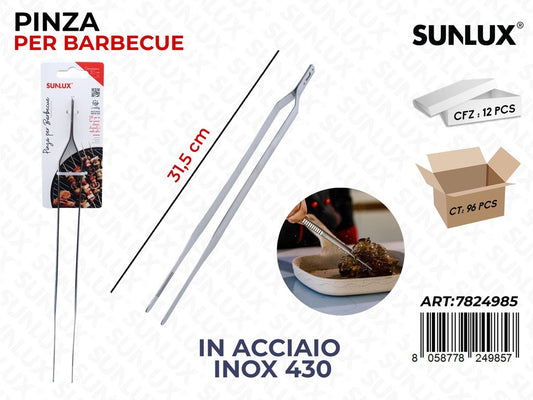 Sunlux Pinza Barbecue Acc.inox 430 31.5CM
