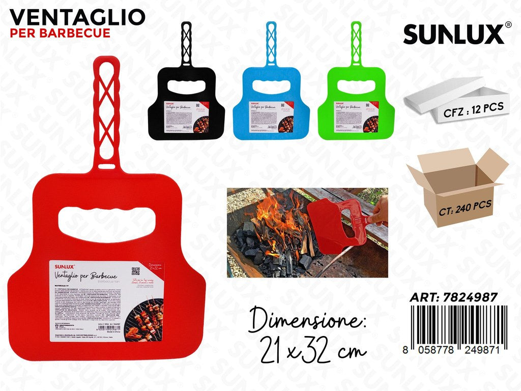 Sunlux Ventaglio per Bbq 21*32CM Ass.