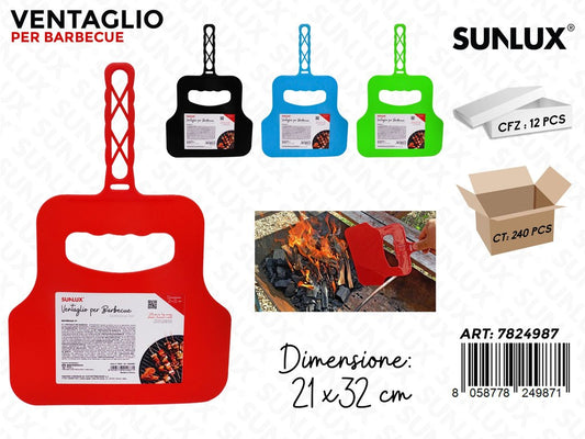 Sunlux Ventaglio per Bbq 21*32CM Ass.