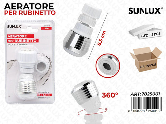 Sunlux Aeratore per Rubinetto 3.5*8.5CM / Pz da 12