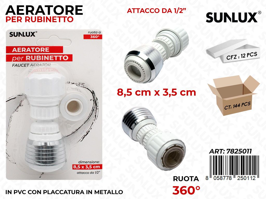 Sunlux Aeratore Rubinetto 8.5*3.5CM